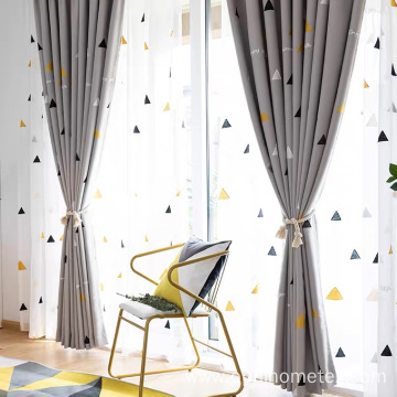 Children Room Rocket Printed Design Curtains